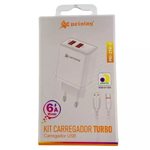 CARREGADOR TIPO-C PEINING PEI-218-3