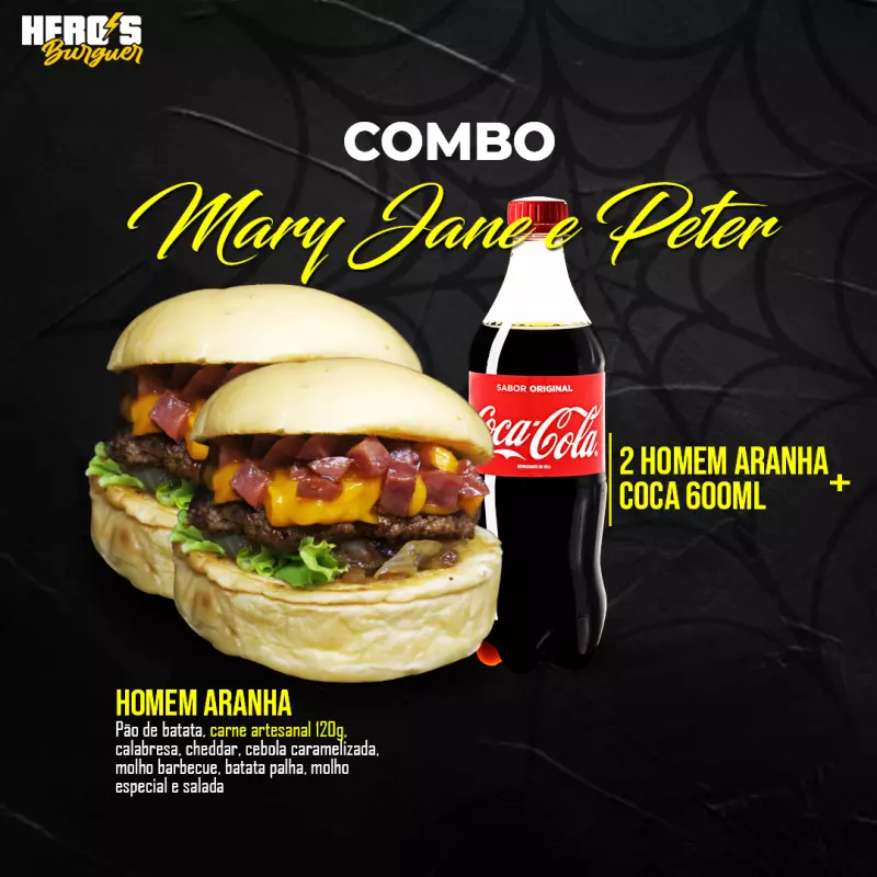 MARY JANE E PETER + COCA PET 600 ml