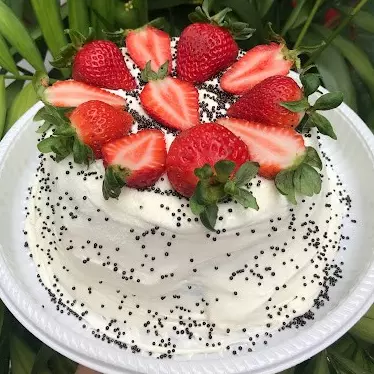 Vulcão Choconinho com Morangos