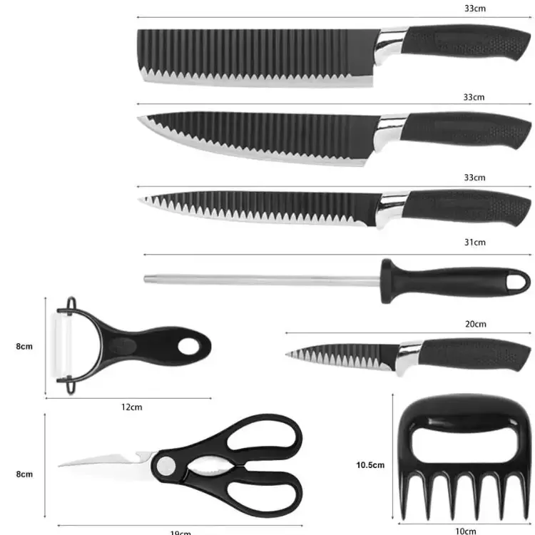 CONJUNTO DE FACAS 8 PEÇAS