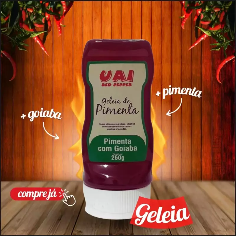 Geleia de Pimenta com Goiaba 260gr