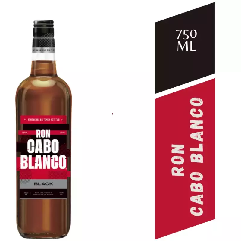 Ron Cabo Blanco Black - 750 Ml