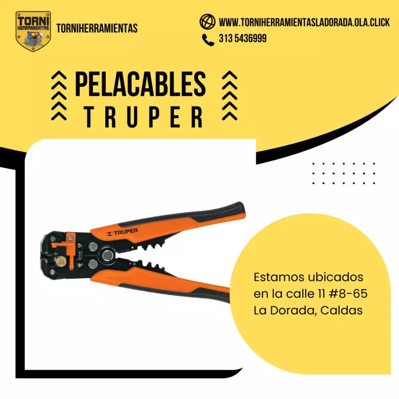 🧰 Pinza pela cables automática 🧰