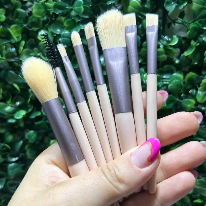 Kit C/8 Pinceis De Maquiagens