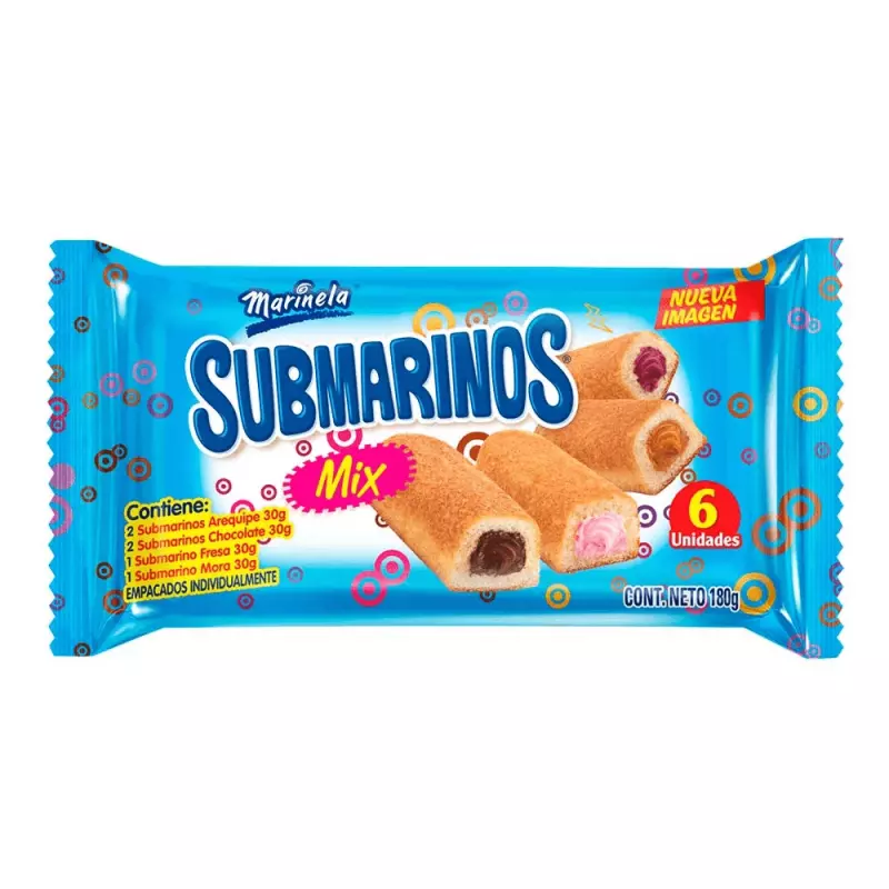Submarino surtido x 6 und