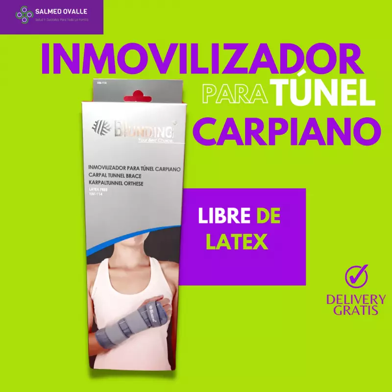 INMOVILIZADOR  PARA TUNEL CARPIANO