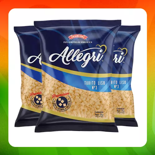 Bulto Allegri Pasta Tubito 3 1kg