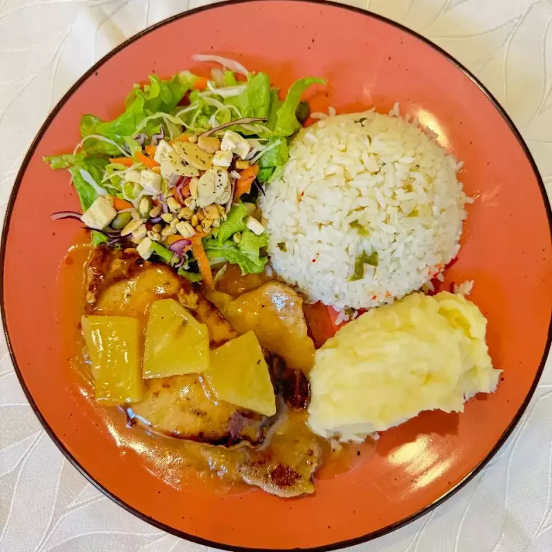 Pollo a la Hawaiana