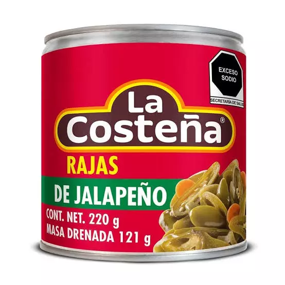 Chile en Rajas La Costeña 220g
