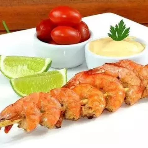 Espetinhos de Camarão