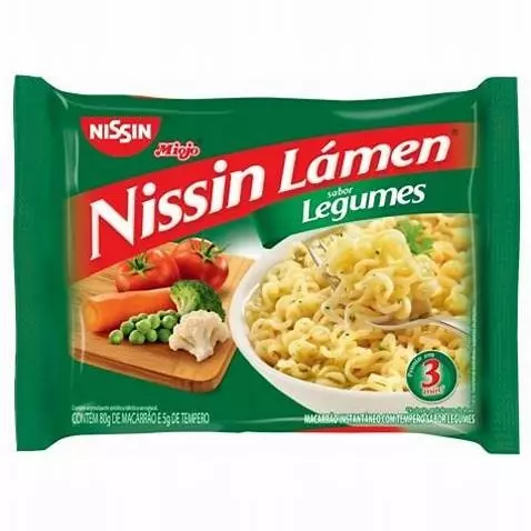 Miojo Nissin Legumes 85g