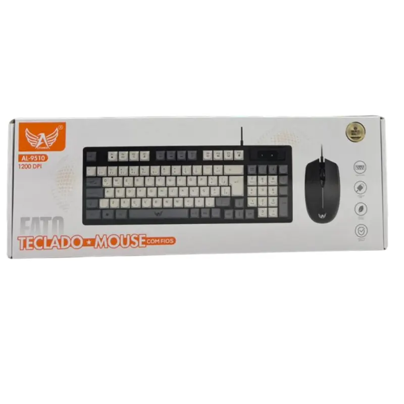 KIT TECLADO C/FIO ALTOMEX AL-9510