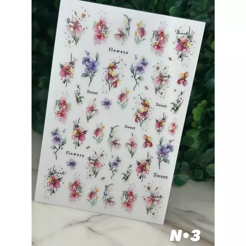 Adesivo Aquarela N•3