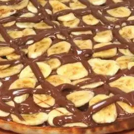 Pizza Banana com Chocolate