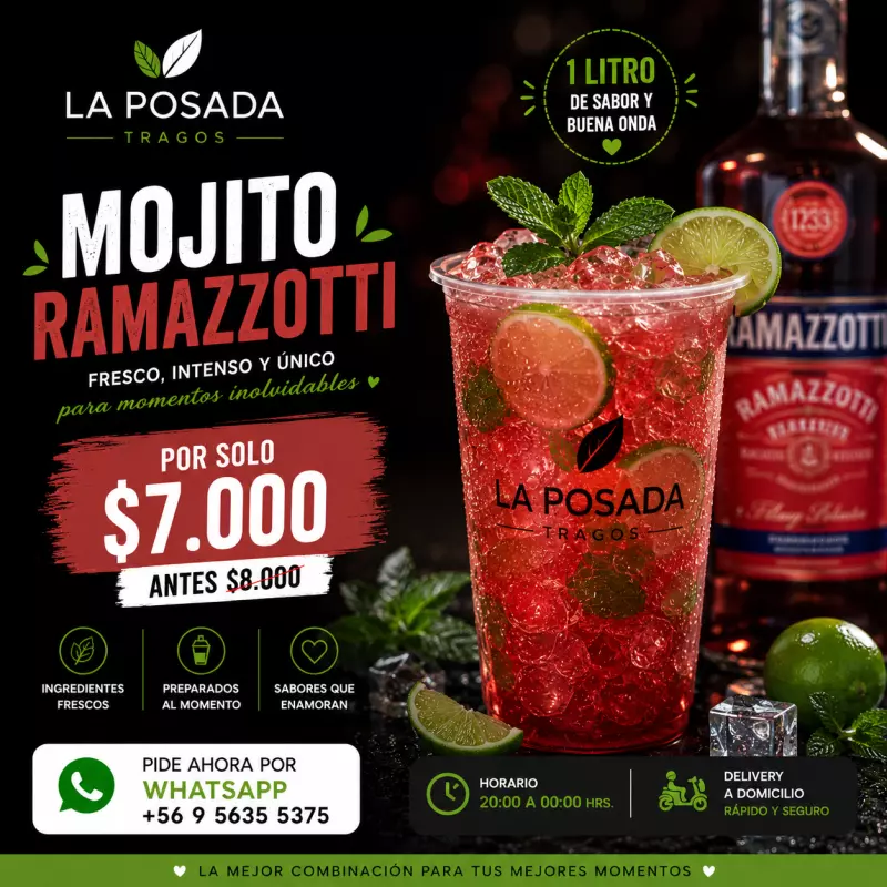 Mojito Ramazzoti 1L