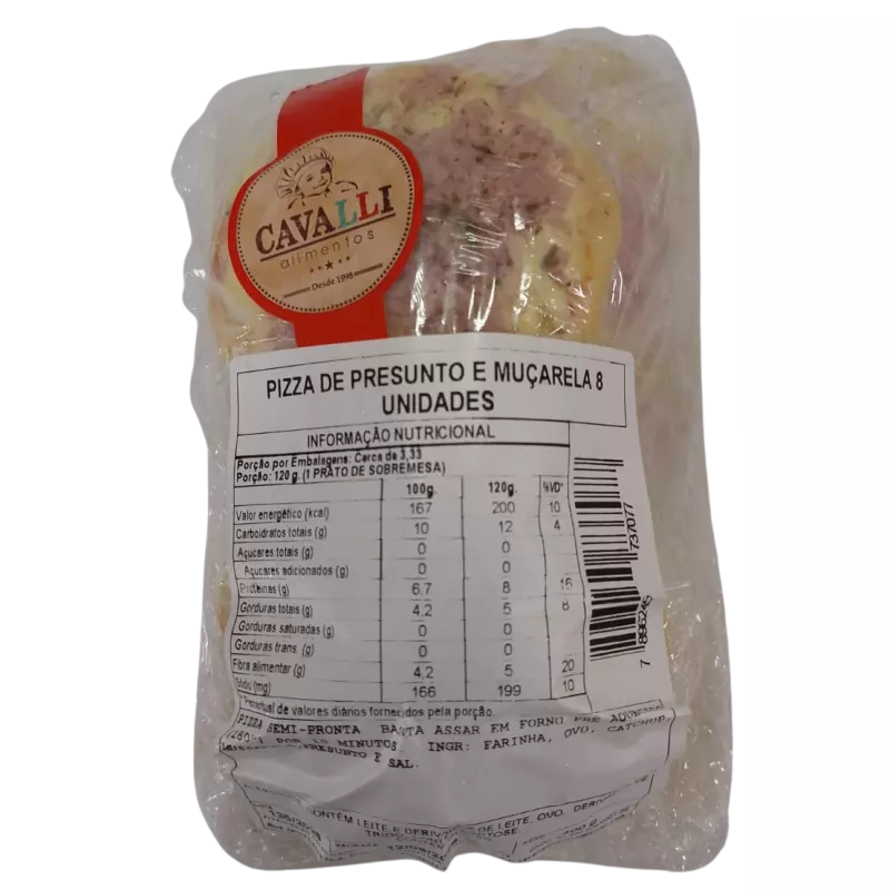 Pizza Pres. Mussa 8 Un. 400g Cavalli