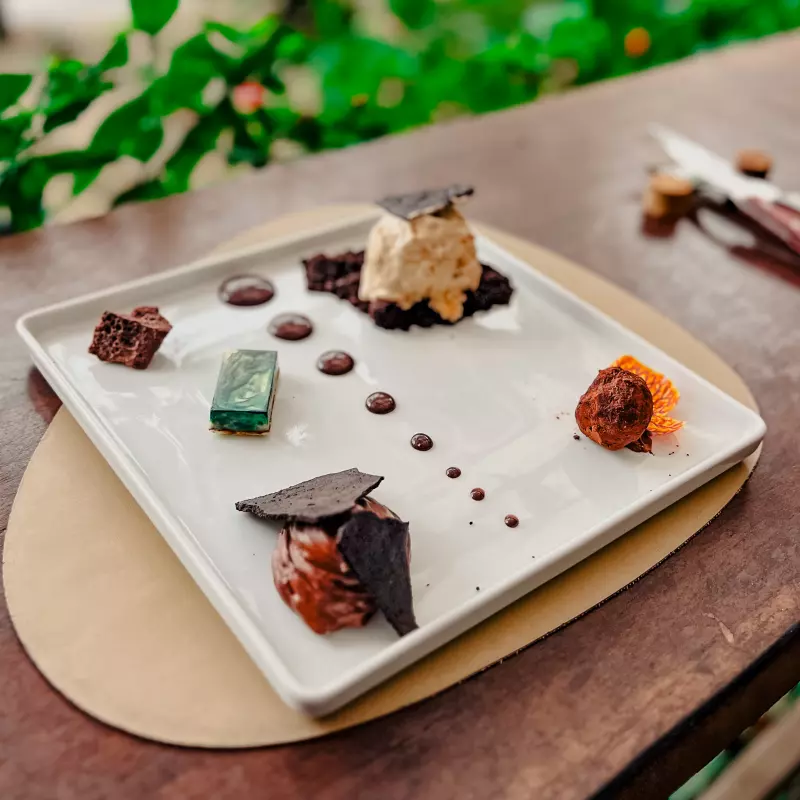 Degustação artesanal de Chocolate