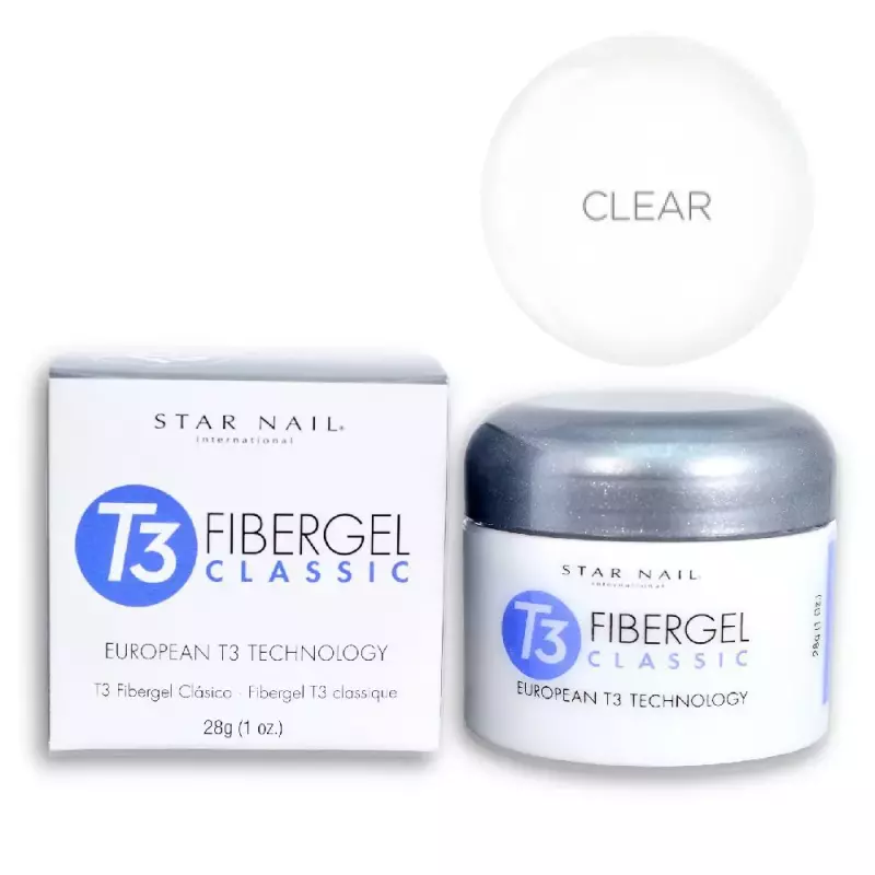 Gel T3 Fiber Classic Clear