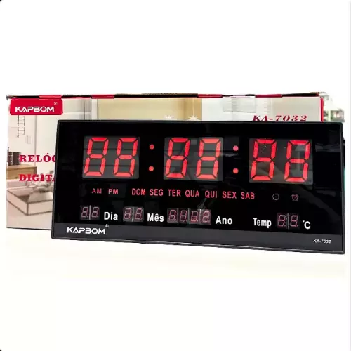 RELOGIO DE PAREDE DIGITAL KA-7032