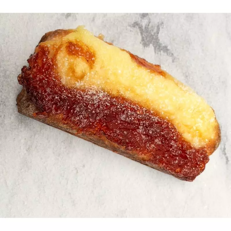 Factura de pastelera y membrillo