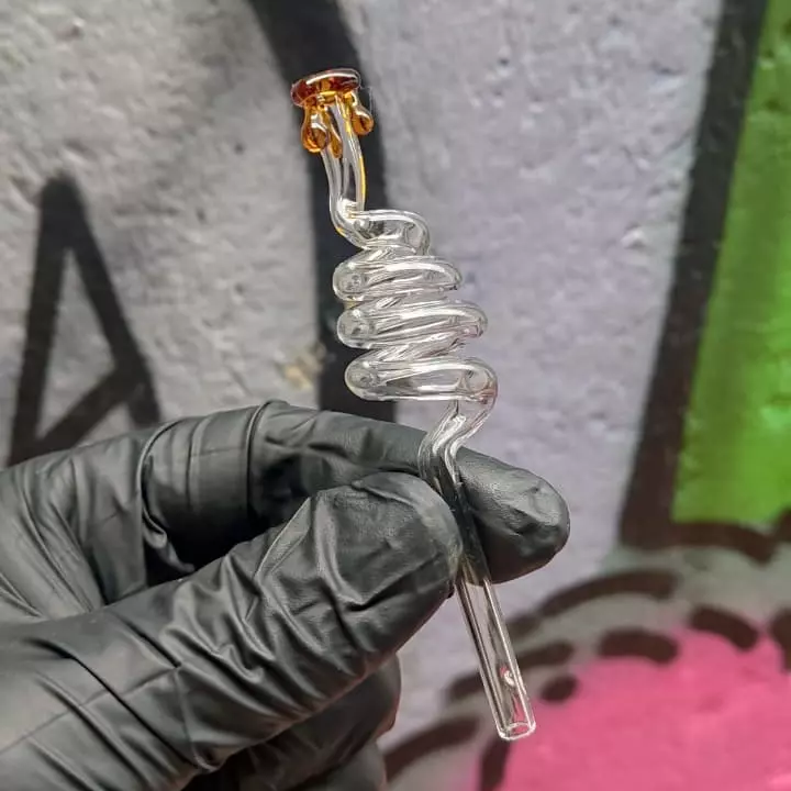 Piteira de Vidro Espiral Melt