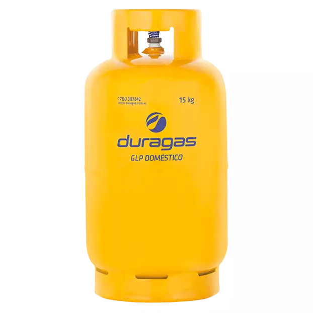CILINDRO DE GAS 15 KG AMARILLO DURAG