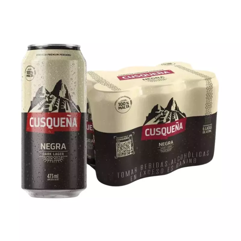 LATÓN CUSQUEÑA NEGRA 473 ML