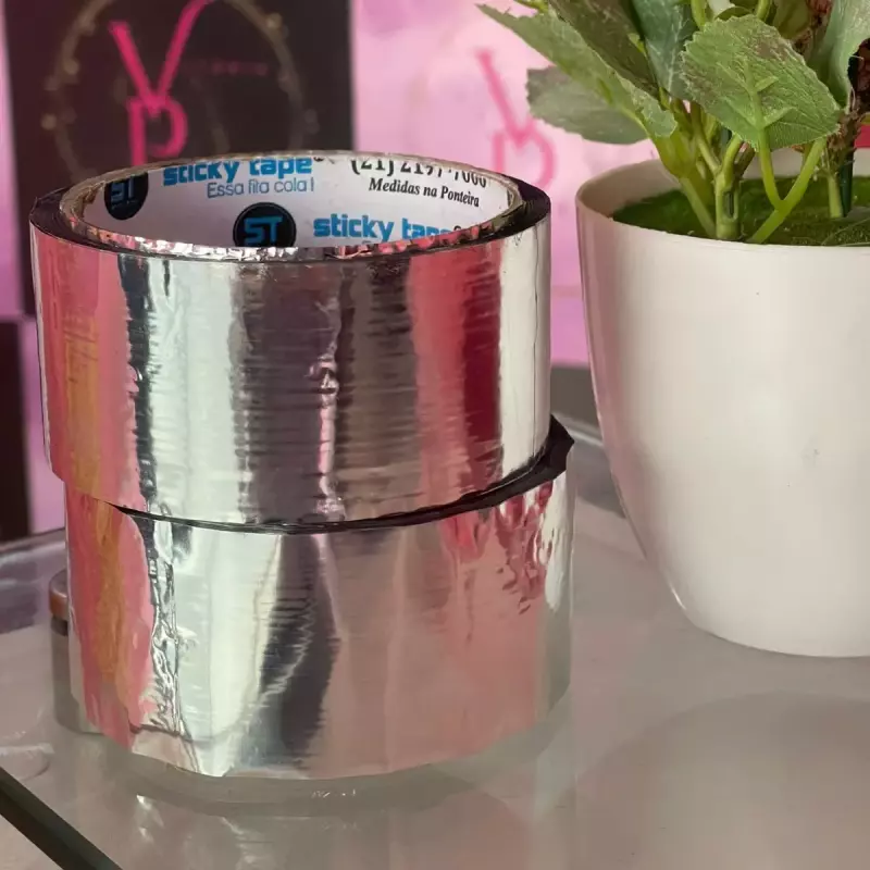 Fitas Adesivas Largas Prata