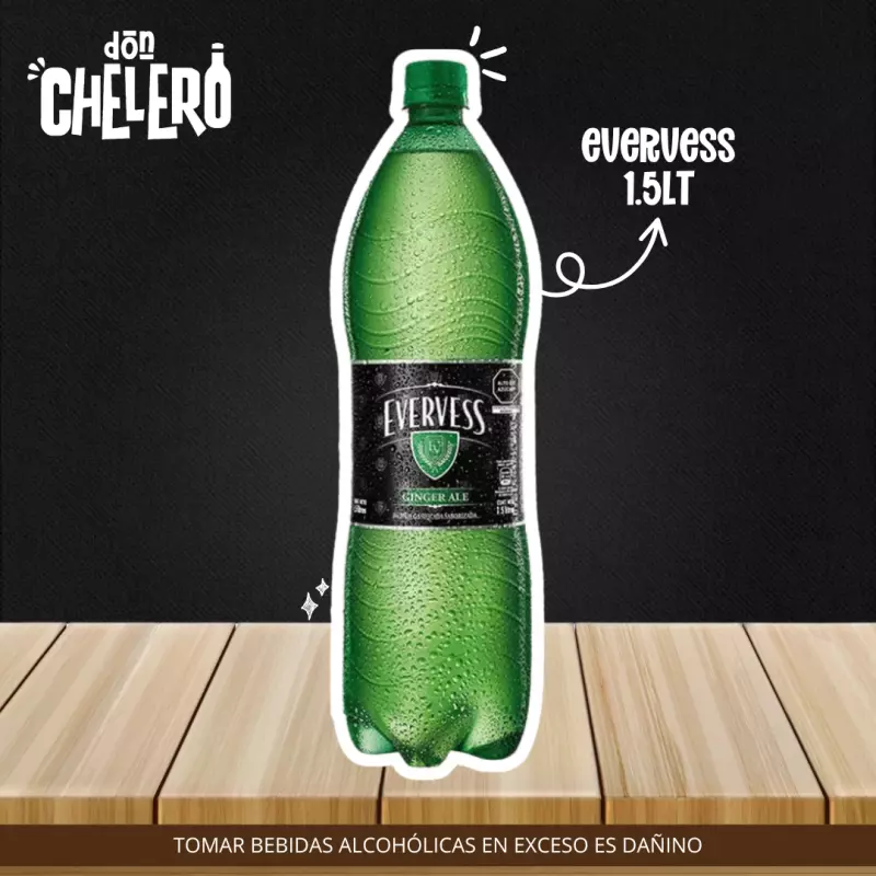 EVERVESS GINGER ALE X 1.5 LT.