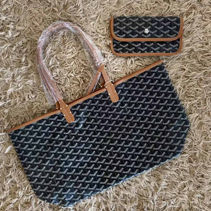 TOTE GOYARD BLACK-BROWN