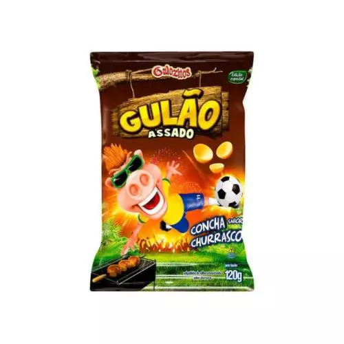 Salgadinho Gulão 120gr Churrasco