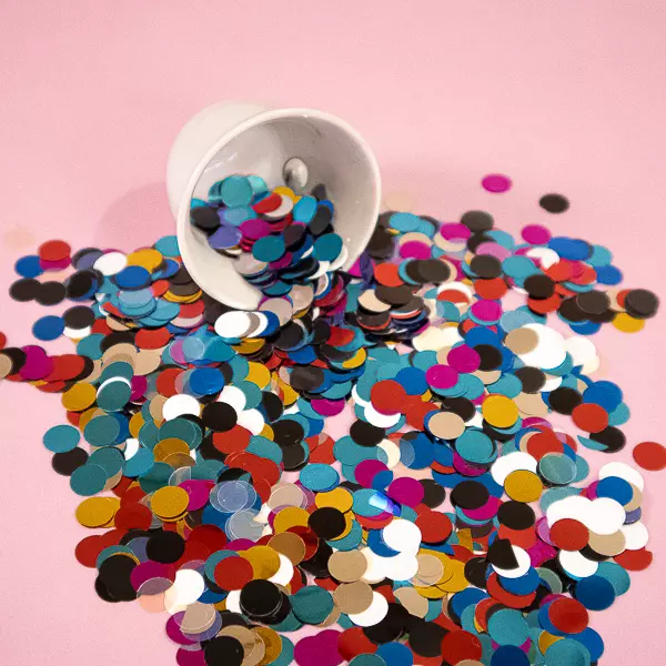 Confetti Redondo Pequeño 1 cm