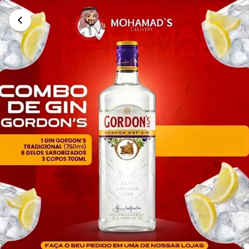 Combo Gordons 750ml