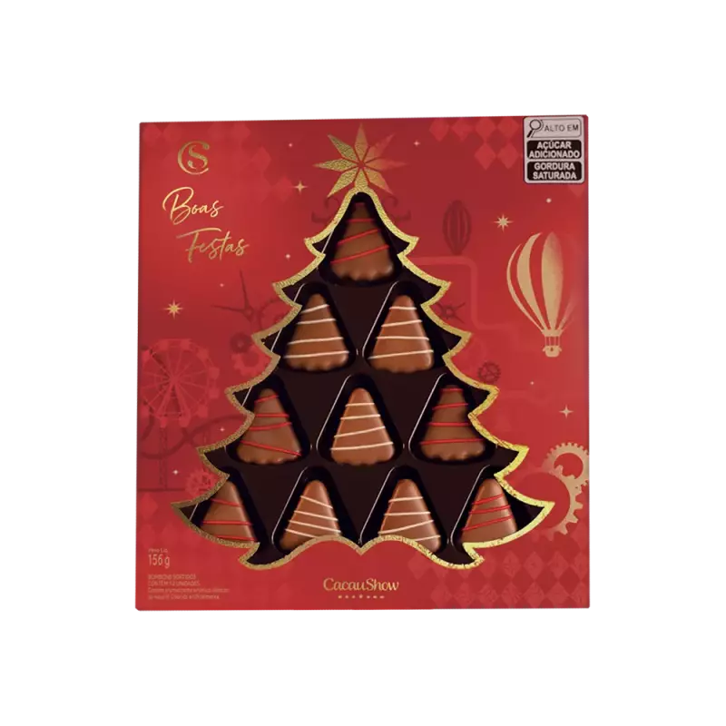 Caixa de Bombons ao Leite 156g