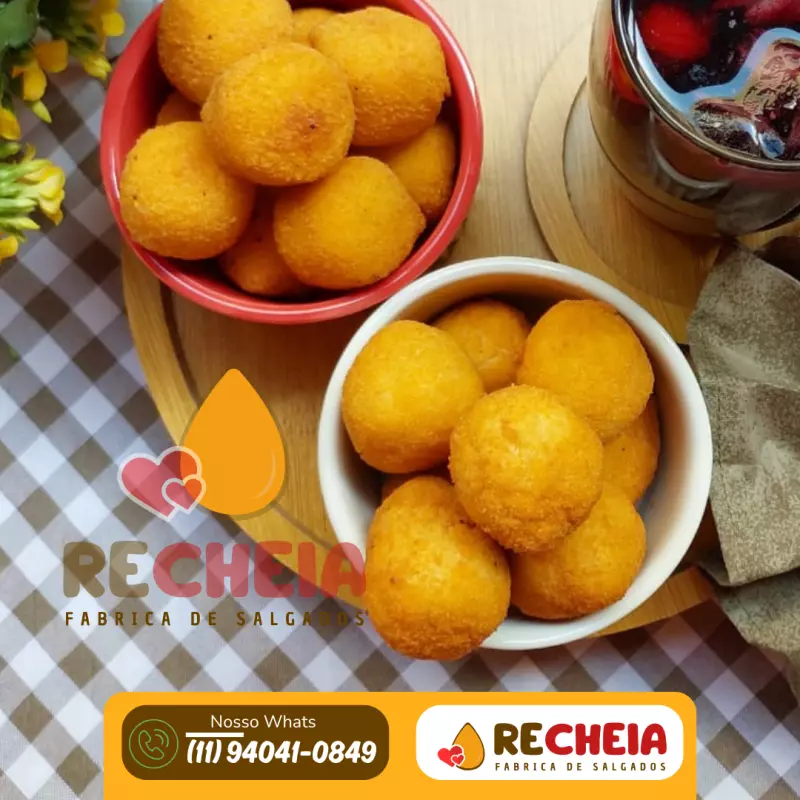 200 unid Salgados Congelados de 40gr