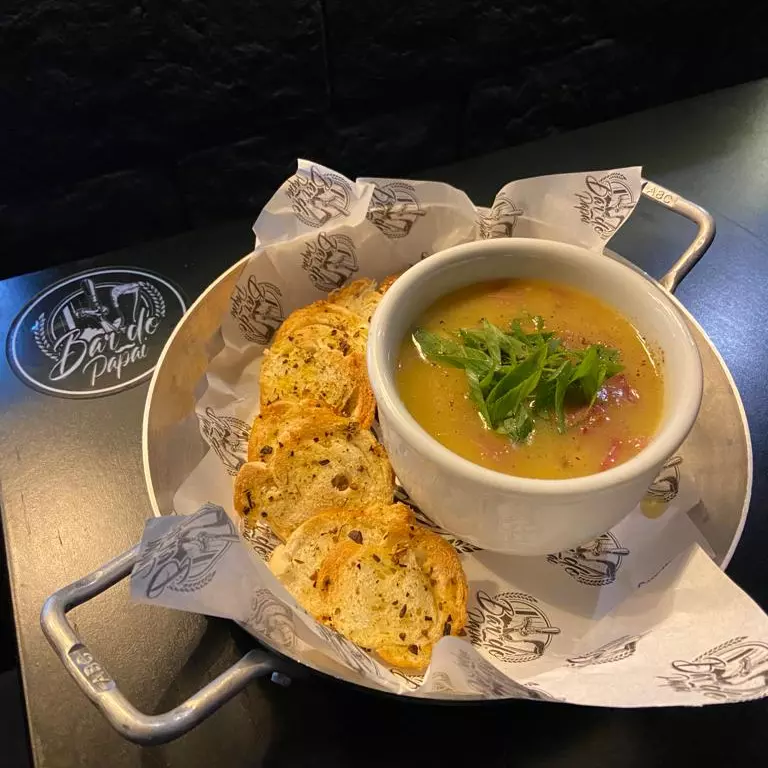 Caldo de Baroa com Carne Seca