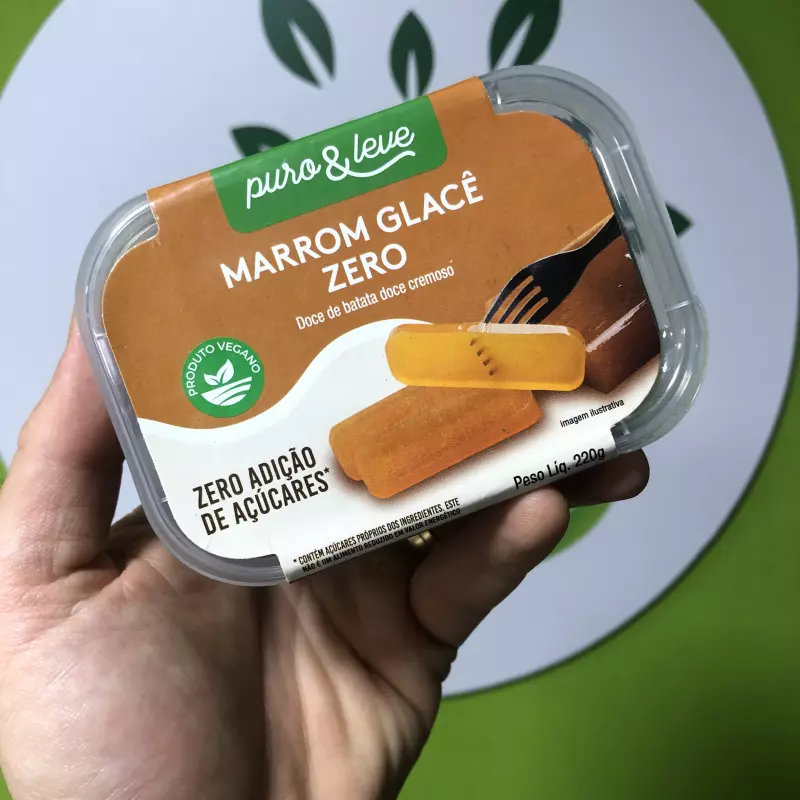 Doce marrom glacê Puro & Leve