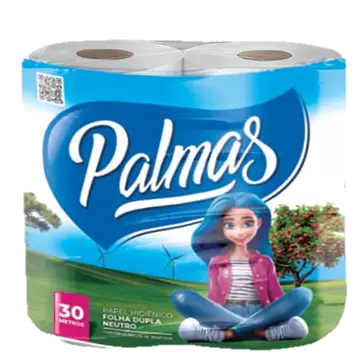 PAPEL HIG. PALMAS FOLHA DUPLA 30M