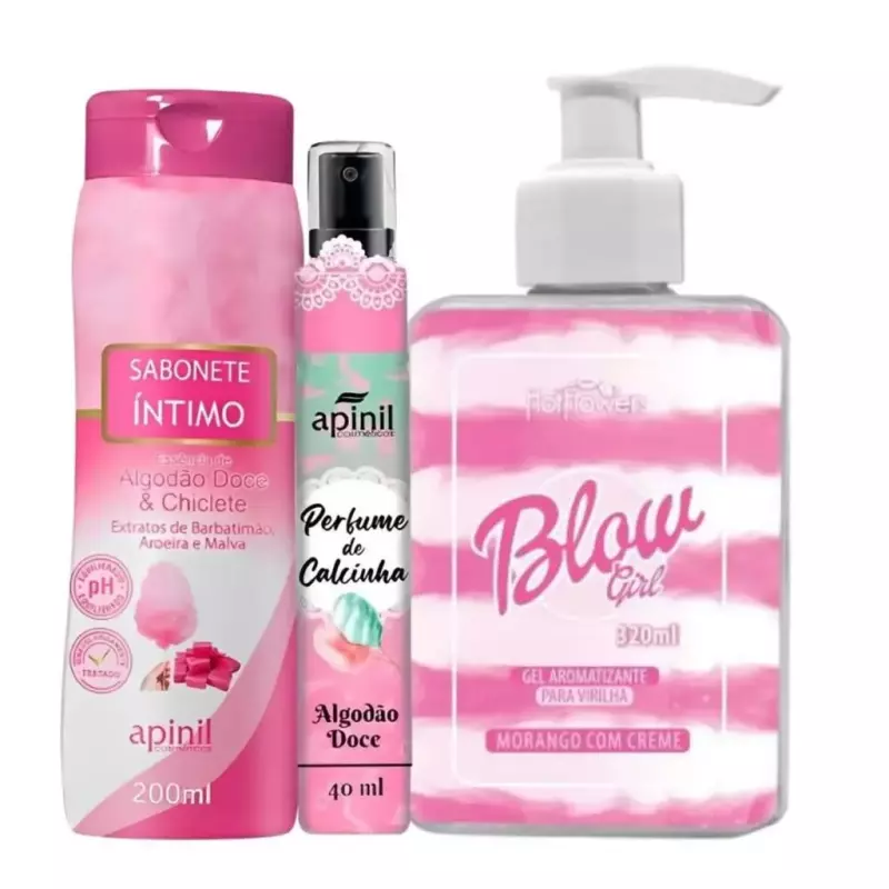 KIT BLOW + SAB + PERF - ALGODÃO DOCÊ