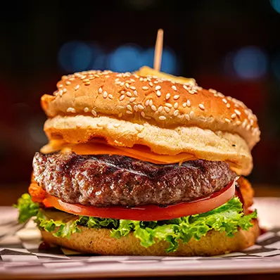 Hamburguesa de Arrachera