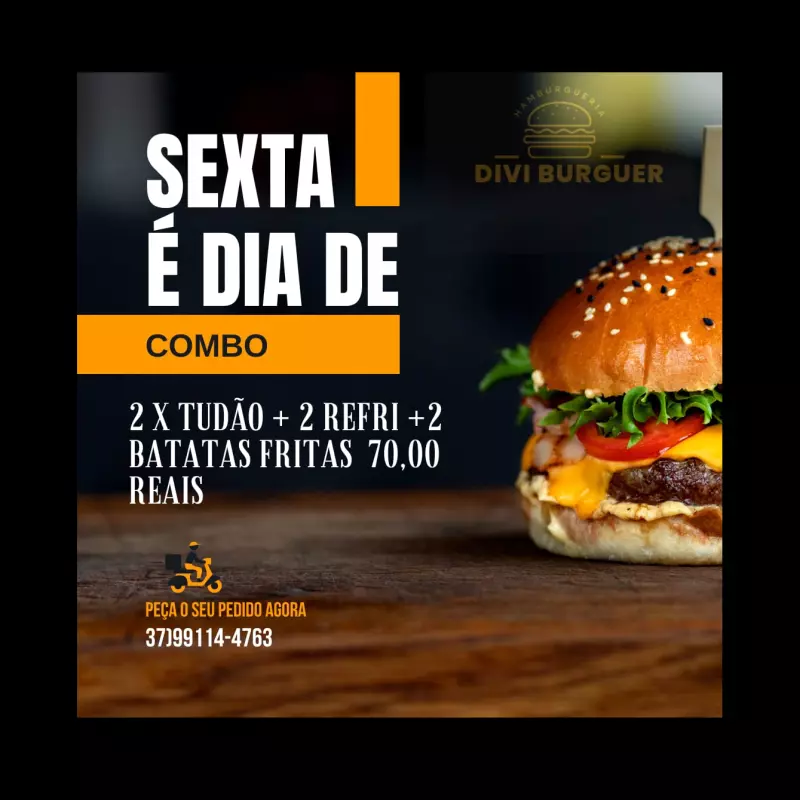2 X TUDÃO + 2 refrigerante 200ml