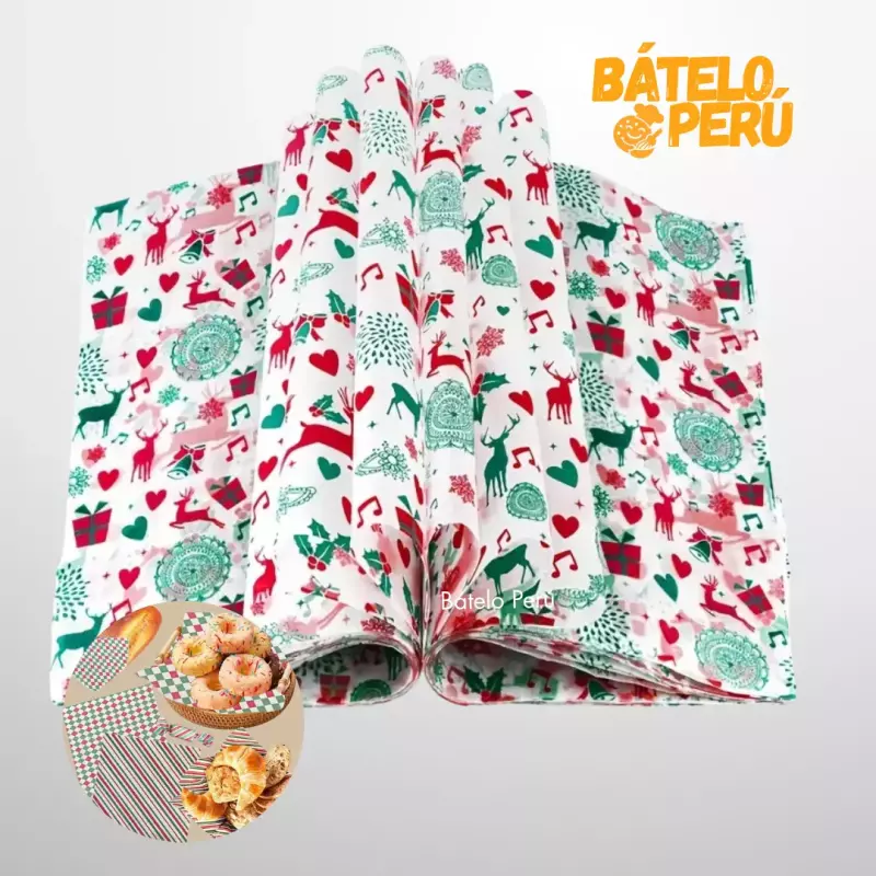 PAPEL MANTECA NAVIDEÑO