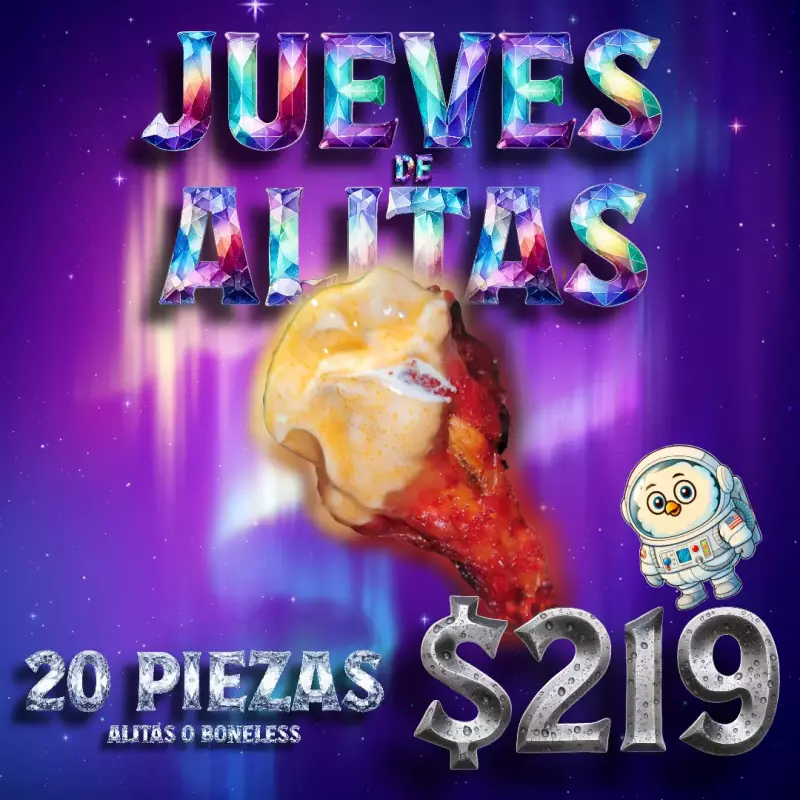 JUEVES DE ALITAS
