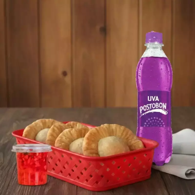 4 Pasteles + Uva Postobón 500 ml