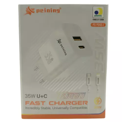 CARREGADOR TURBO IOS PEI-PD105-I