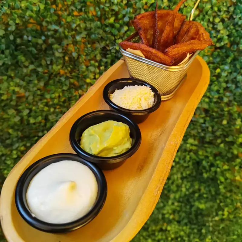 Cortes de cachapa frita