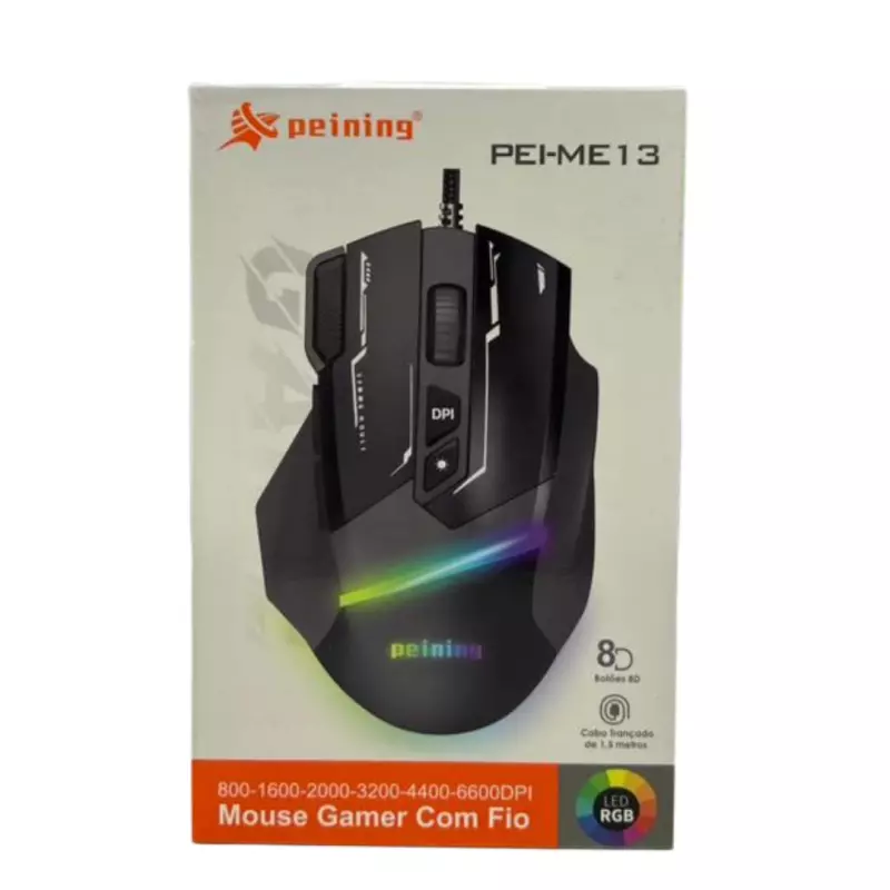 MOUSE GAMER C/FIO PEINING PEI-ME13