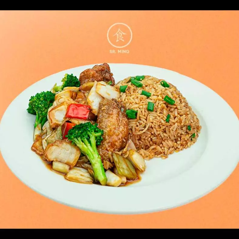 Alita con ostión c/ chaufa.