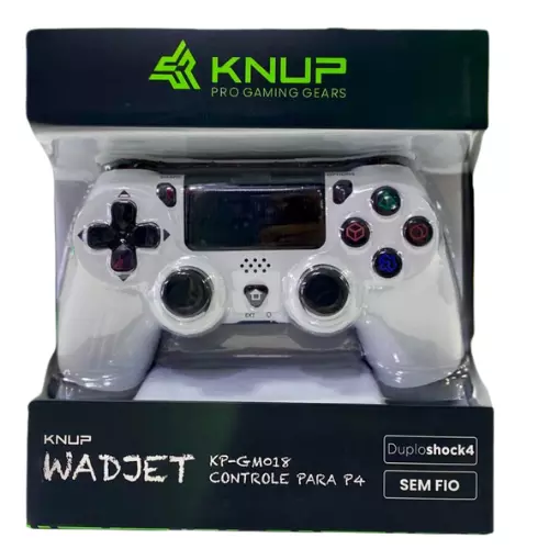 CONTROLE PS4 KNUP WADJET KP-GM018