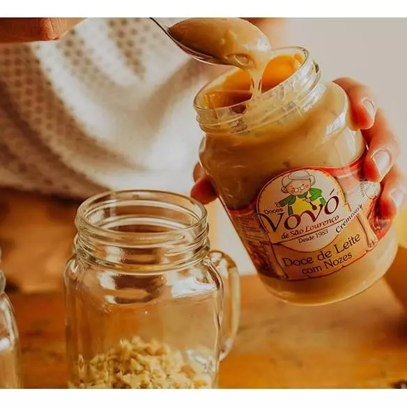 Doce de leite com nozes da Vovó 650gr